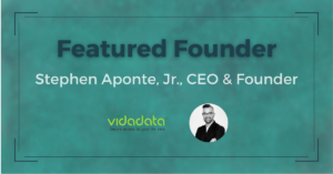 Stephen Aponte Vidadata Featured Founder